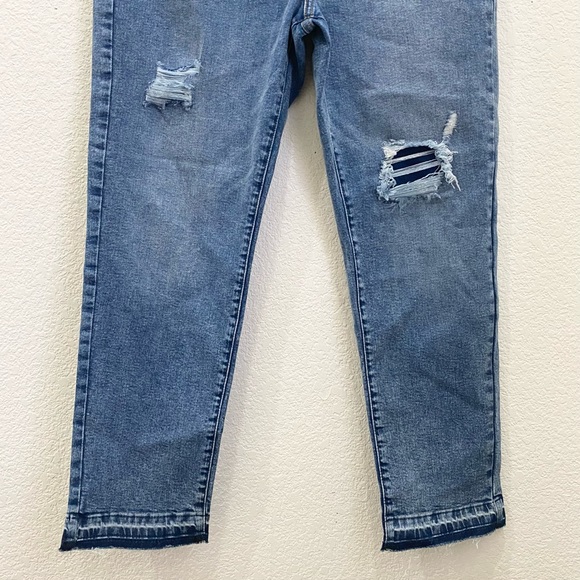A.N.A. High Rise Straight Leg Jeans in Medium Bloom Size 14 NWT - Picture 7 of 13